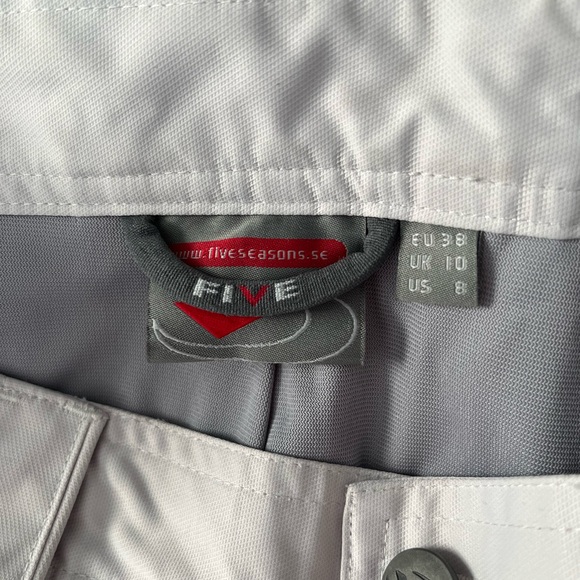 Five seasons, Women’s pants snow board, light gray, straight leg adjustable wais - Picture 13 of 15